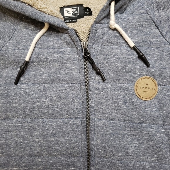 Rip Curl Sherpa Lined Hoodie Jacket - Picture 6 of 6